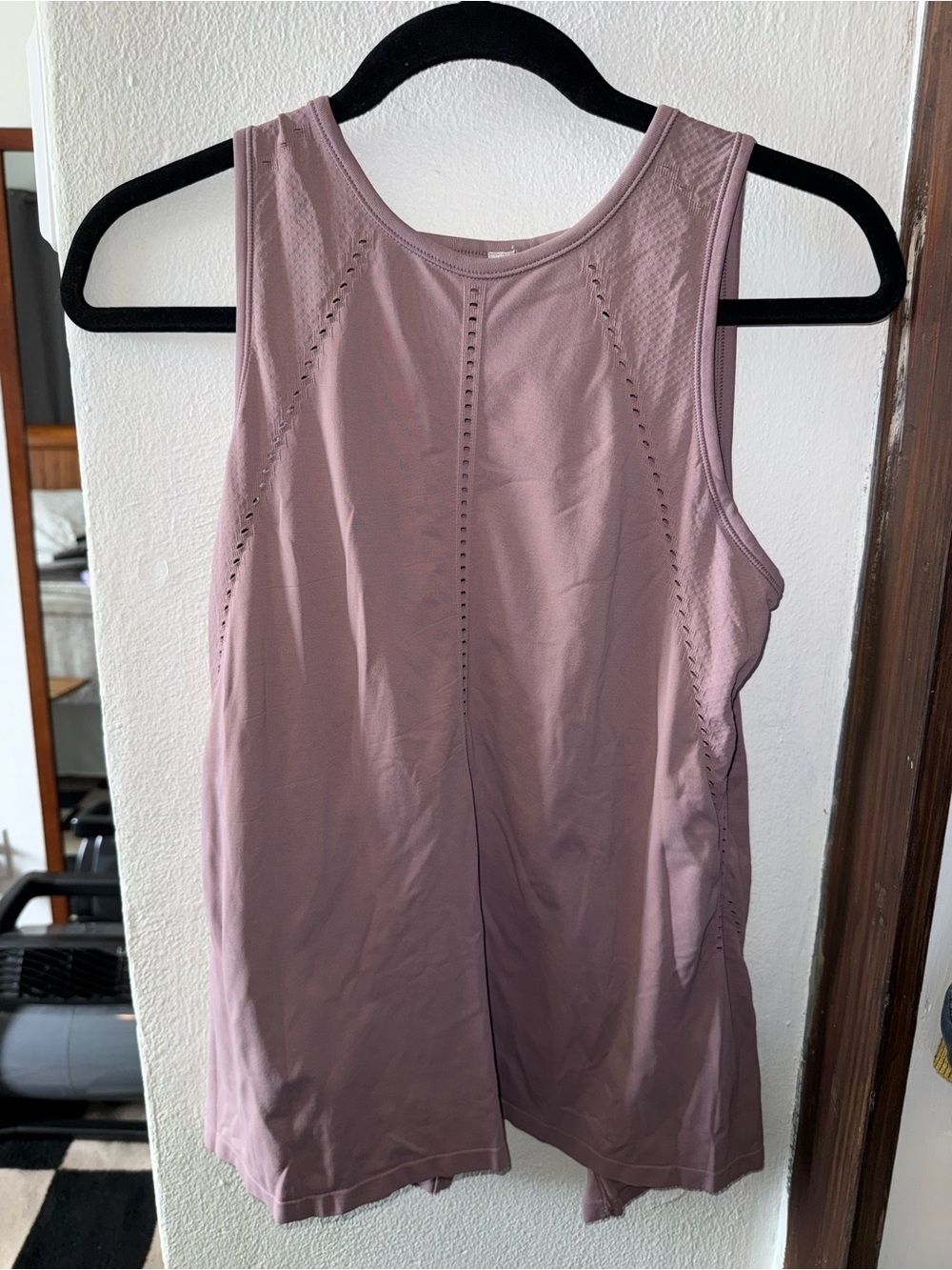 Athleta Mauve/Pink Racerback Tank Top